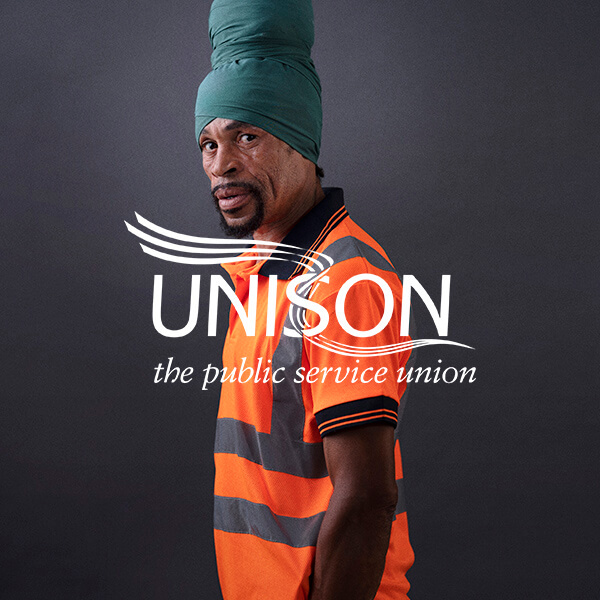 Unison logo} Unison Logo With A Union Member