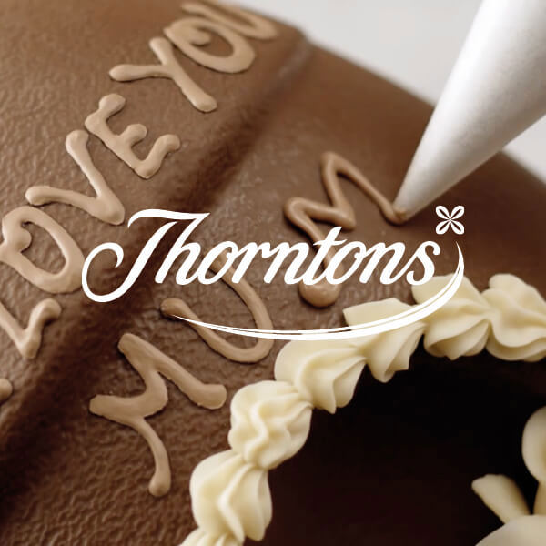 Thorntons logo} Thorntons Logo With Chocolate