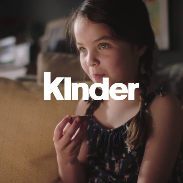 Kinder logo} Kinder Logo With Girl Eating Chocolate